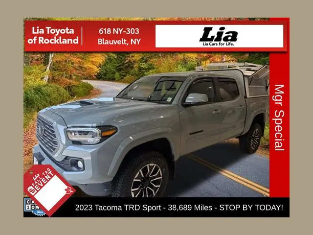 Gray 2023 Toyota Tacoma TRD Sport for sale in Blauvelt, NY