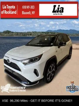 White 2021 Toyota RAV4 Prime XSE for sale in Blauvelt, NY