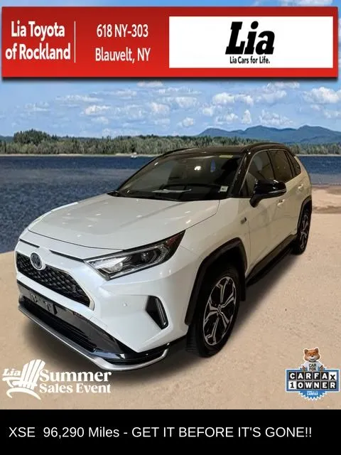 White 2021 Toyota RAV4 Prime XSE for sale in Blauvelt, NY