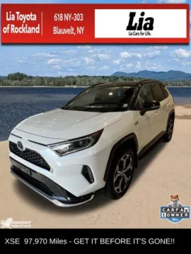 White 2021 Toyota RAV4 Prime XSE for sale in Blauvelt, NY