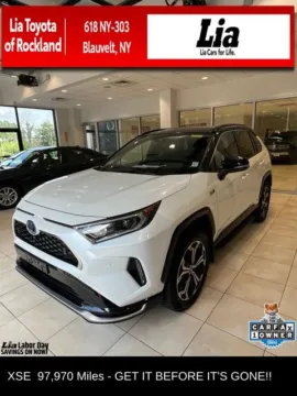 White 2021 Toyota RAV4 Prime XSE for sale in Blauvelt, NY