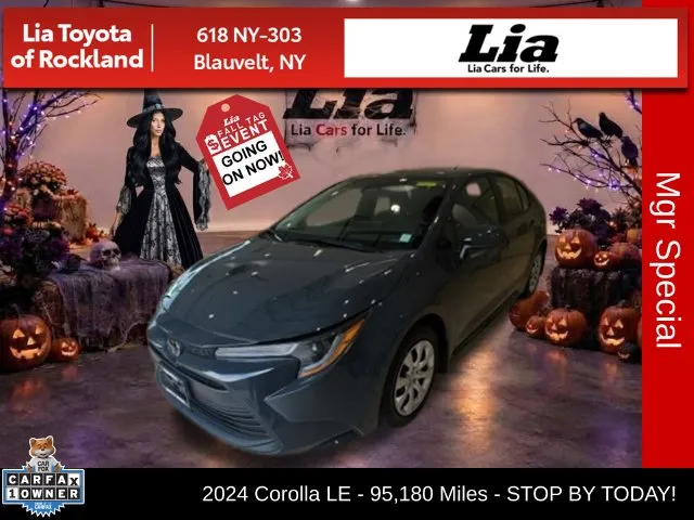 Gray 2024 Toyota Corolla LE for sale in Blauvelt, NY