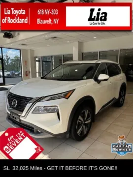 White 2021 Nissan Rogue SL for sale in Blauvelt, NY