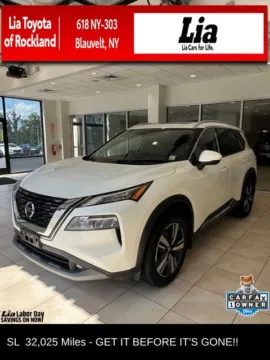 White 2021 Nissan Rogue SL for sale in Blauvelt, NY