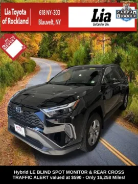 Black 2023 Toyota RAV4 Hybrid LE for sale in Blauvelt, NY