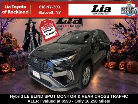 Black 2023 Toyota RAV4 Hybrid LE for sale in Blauvelt, NY