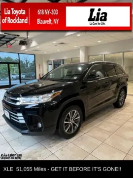 Black 2019 Toyota Highlander XLE for sale in Blauvelt, NY