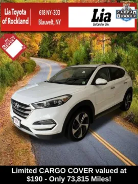 White 2017 Hyundai Tucson Limited for sale in Blauvelt, NY