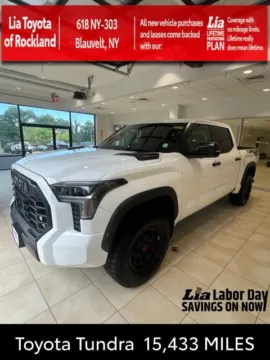 White 2025 Toyota Tundra Hybrid TRD Pro for sale in Blauvelt, NY