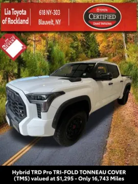 White 2025 Toyota Tundra Hybrid TRD Pro for sale in Blauvelt, NY