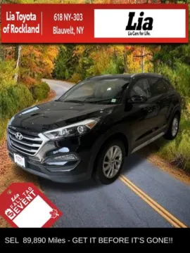 Black 2018 Hyundai Tucson SEL for sale in Blauvelt, NY