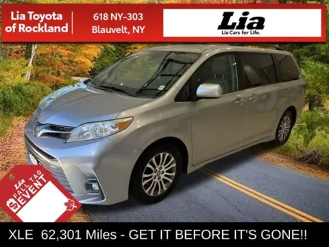 Silver 2020 Toyota Sienna XLE for sale in Blauvelt, NY