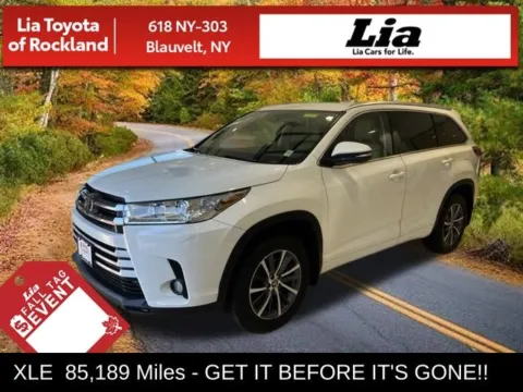 White 2018 Toyota Highlander XLE for sale in Blauvelt, NY