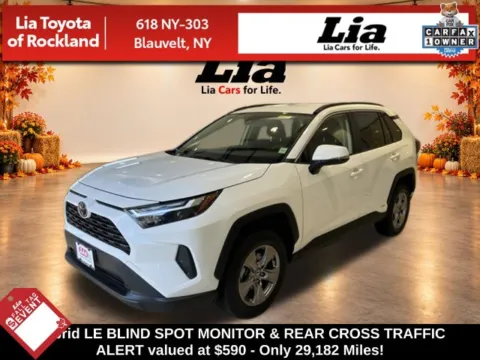 White 2025 Toyota RAV4 Hybrid LE for sale in Blauvelt, NY