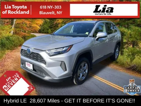 Silver 2023 Toyota RAV4 Hybrid LE for sale in Blauvelt, NY