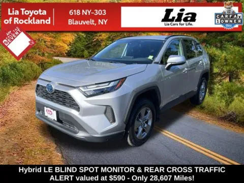 Silver 2023 Toyota RAV4 Hybrid LE for sale in Blauvelt, NY