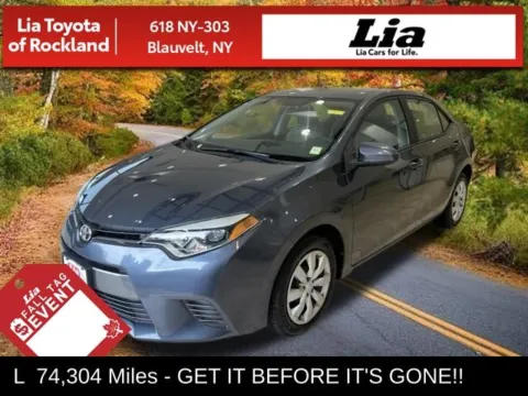 Gray 2016 Toyota Corolla L for sale in Blauvelt, NY