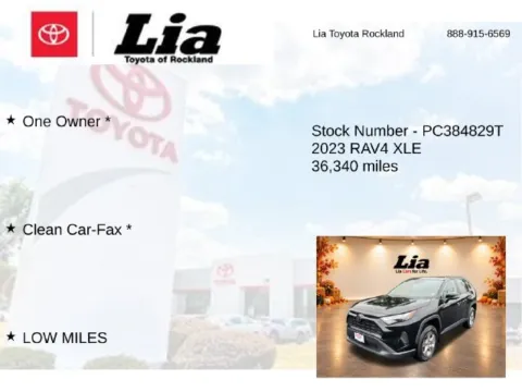 More photos of 2023 Toyota RAV4 XLE at Lia Toyota of Rockland, NY