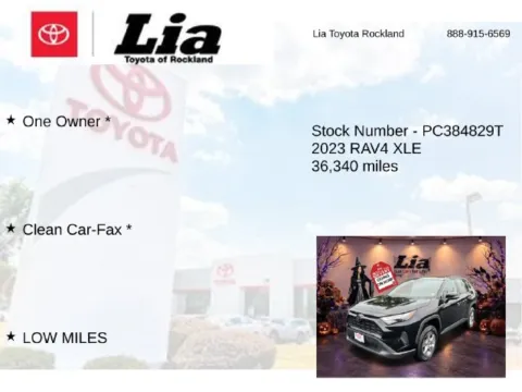 More photos of 2023 Toyota RAV4 XLE at Lia Toyota of Rockland, NY