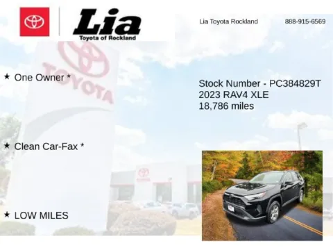 More photos of 2023 Toyota RAV4 XLE at Lia Toyota of Rockland, NY