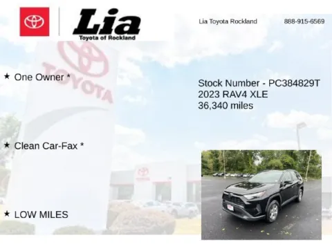 More photos of 2023 Toyota RAV4 XLE at Lia Toyota of Rockland, NY