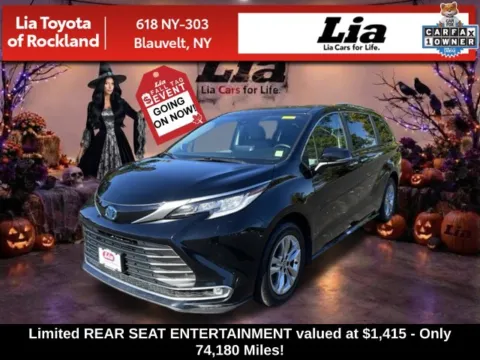 Black 2024 Toyota Sienna Limited for sale in Blauvelt, NY