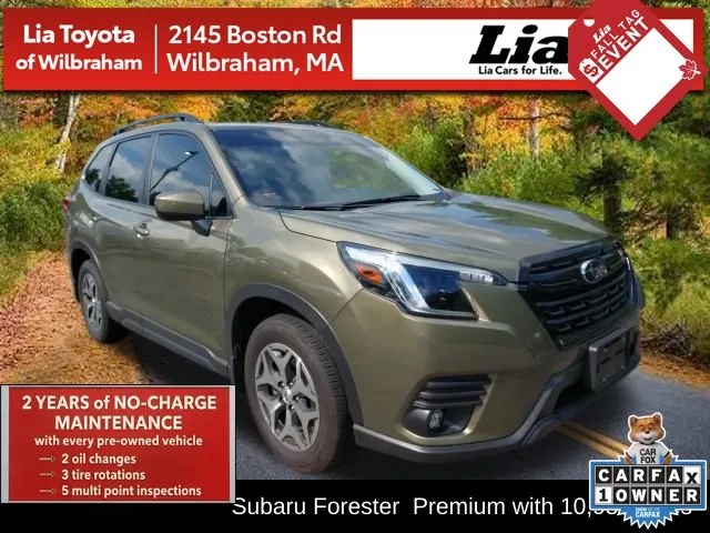 Green 2024 Subaru Forester Premium for sale in Wilbraham, MA