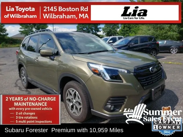 Green 2024 Subaru Forester Premium for sale in Wilbraham, MA