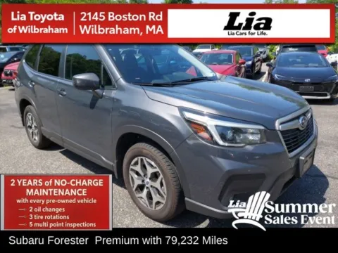 Gray 2021 Subaru Forester Premium for sale in Wilbraham, MA