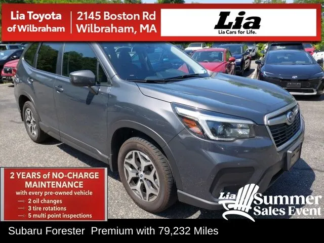 Gray 2021 Subaru Forester Premium for sale in Wilbraham, MA