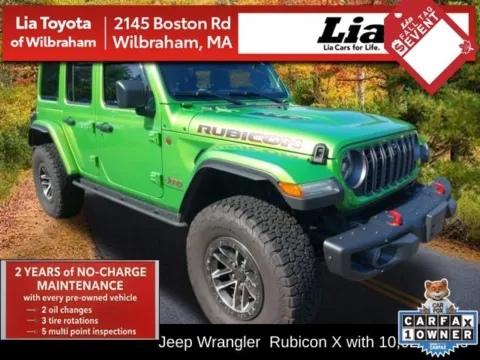Green 2025 Jeep Wrangler Rubicon X for sale in Wilbraham, MA