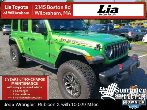 Green 2025 Jeep Wrangler Rubicon X for sale in Wilbraham, MA