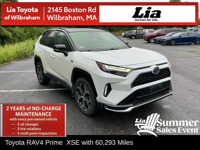Black 2023 Toyota RAV4 Prime XSE for sale in Wilbraham, MA