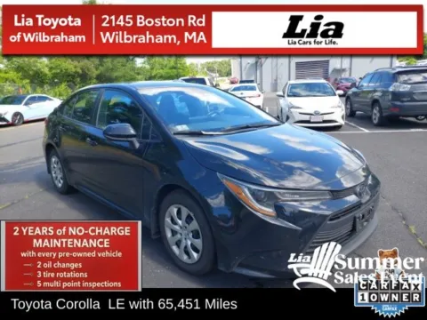 Black 2024 Toyota Corolla LE for sale in Wilbraham, MA