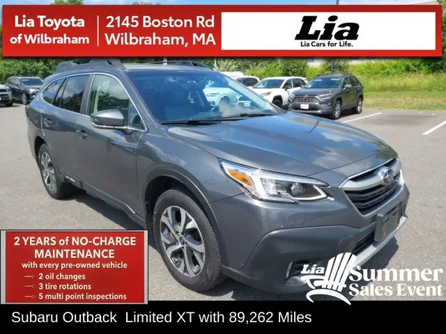 Gray 2021 Subaru Outback Limited XT for sale in Wilbraham, MA