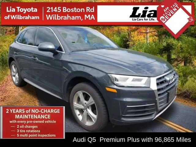 Gray 2020 Audi Q5 45 Premium Plus for sale in Wilbraham, MA
