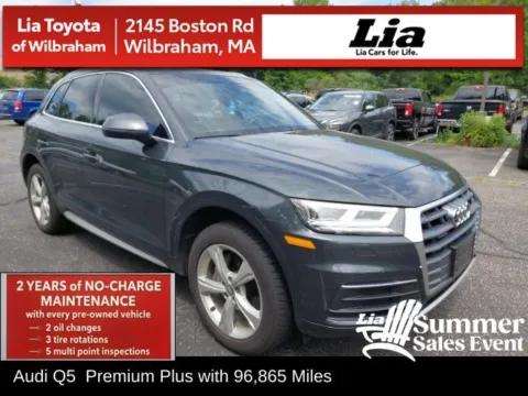 Gray 2020 Audi Q5 45 Premium Plus for sale in Wilbraham, MA