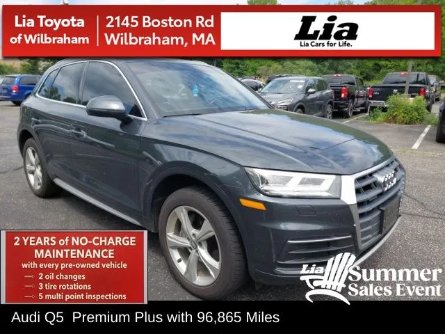 Gray 2020 Audi Q5 45 Premium Plus for sale in Wilbraham, MA