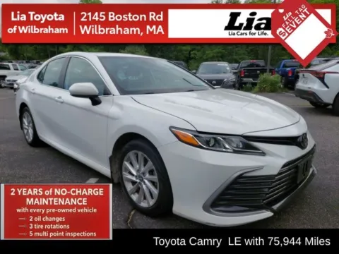 White 2023 Toyota Camry LE for sale in Wilbraham, MA