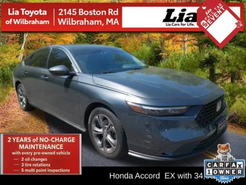 Gray 2023 Honda Accord EX for sale in Wilbraham, MA