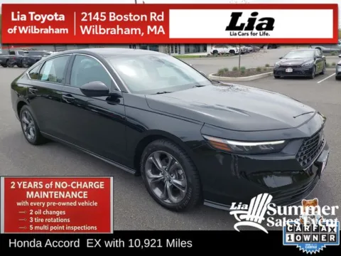 Black 2023 Honda Accord EX for sale in Wilbraham, MA