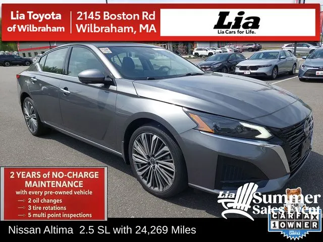 Gray 2023 Nissan Altima 2.5 SL for sale in Wilbraham, MA
