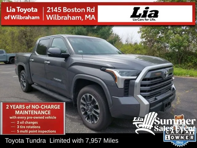 Gray 2025 Toyota Tundra Limited for sale in Wilbraham, MA