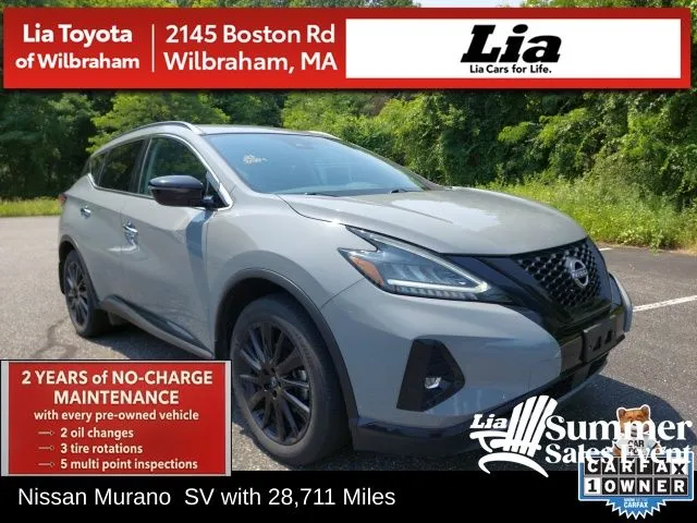 Gray 2023 Nissan Murano SV for sale in Wilbraham, MA