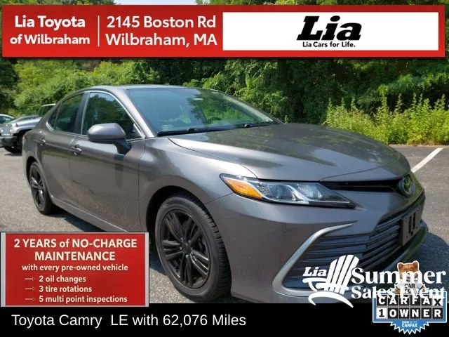 Gray 2023 Toyota Camry LE for sale in Wilbraham, MA