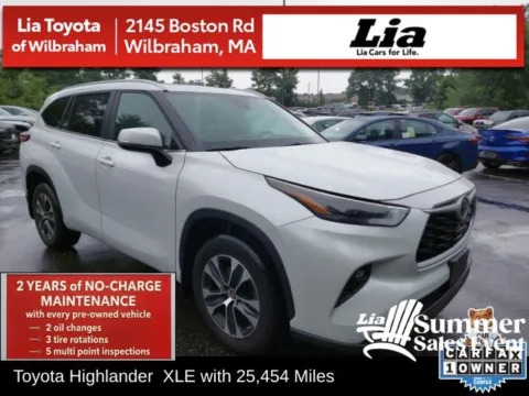 Unknown 2024 Toyota Highlander XLE for sale in Wilbraham, MA