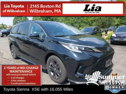 Black 2024 Toyota Sienna XSE for sale in Wilbraham, MA