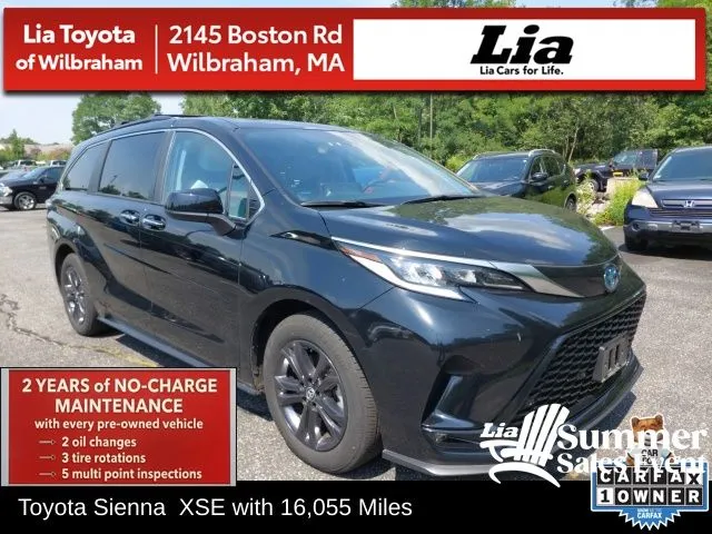 Black 2024 Toyota Sienna XSE for sale in Wilbraham, MA