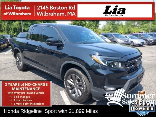 Black 2024 Honda Ridgeline Sport for sale in Wilbraham, MA