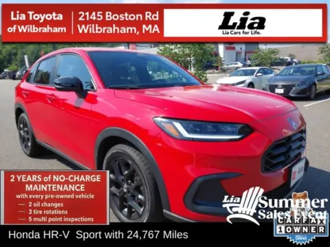 Red 2024 Honda HR-V Sport for sale in Wilbraham, MA